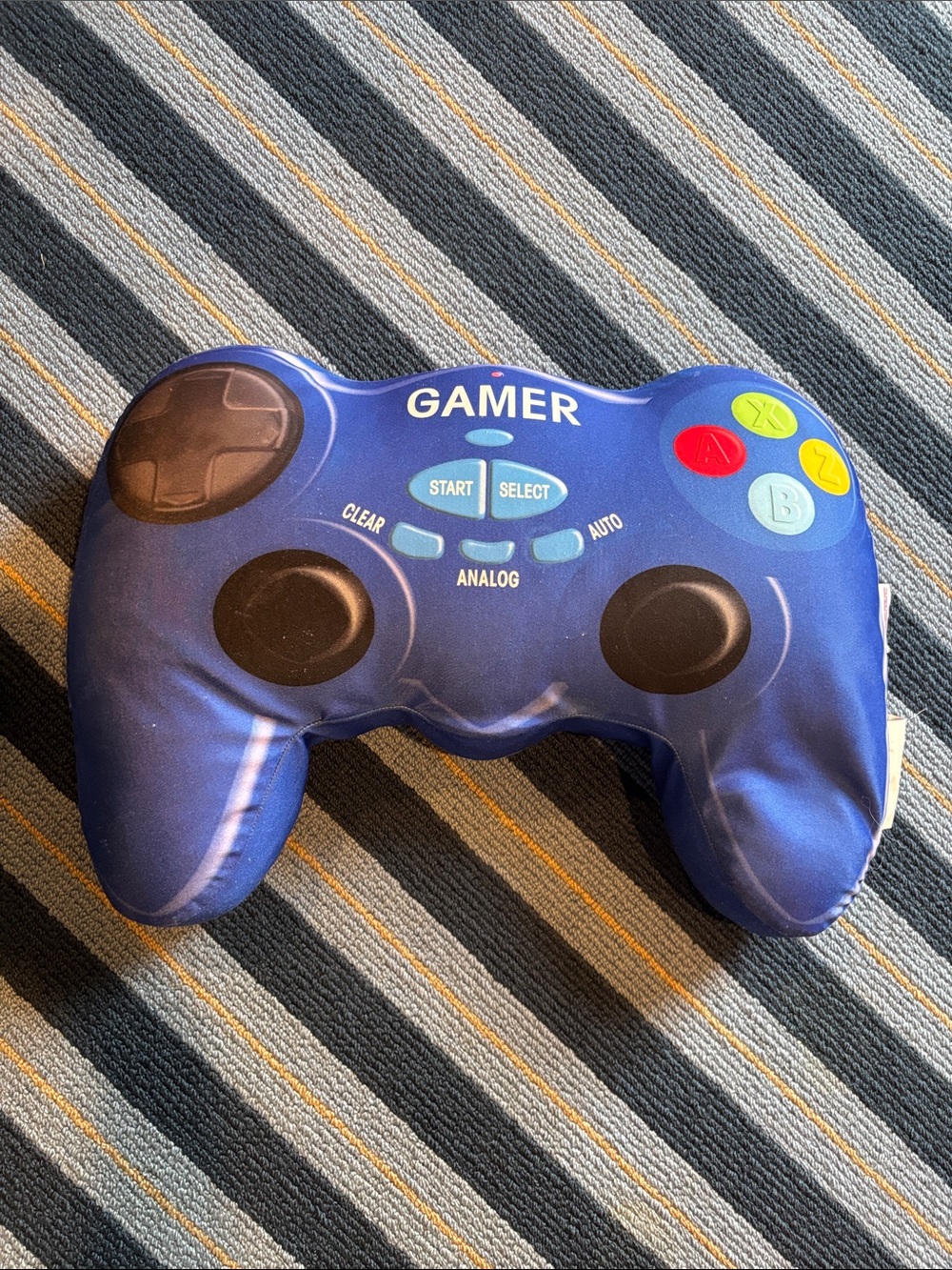 iscream brand Gamer Wireless Controller Plush Pillow - Blue